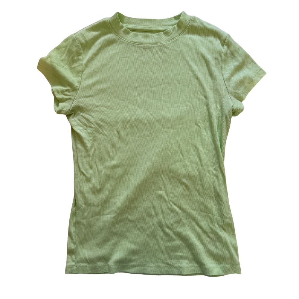 a new day Lime Green Short Sleeve Tee